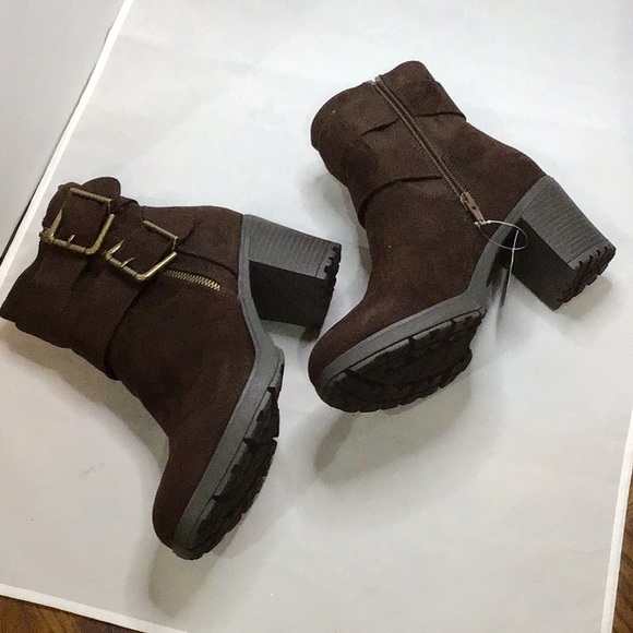 Sonoma Rottweiler Faux Suede Ortholite Ankle Boots - Picture 8 of 9